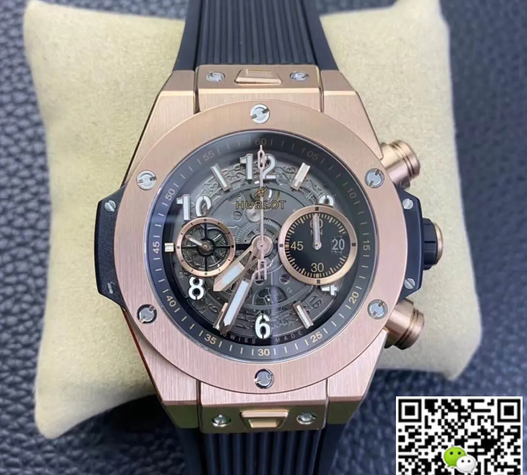 Hublot Big Bang 421.OX.1180.RX ZF Factory 1:1 Best Edition Replica Watch Rubber Strap